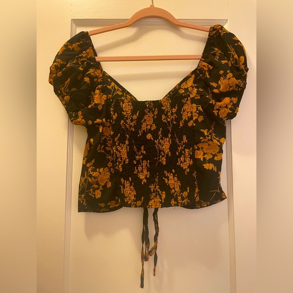 0XL Two Piece Ruched Floral Top Maxi Skirt Set / Excellent Condition ๐งก๐ค - Picture 12 of 12